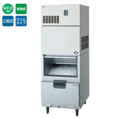 パナソニック チップアイス製氷機 ［スタックオンタイプ］SIM-C450YN-FYB3（旧型式：SIM-C450YN-FYB）幅700×奥行749×高さ1910(mm) 450kgタイプ 省スペーススリムタイプ 三相200V