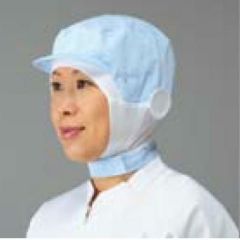 頭巾帽子 ショートタイプ ９－１０１７ ブルー Ｍ