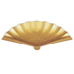 盛器 扇面盛込器 色紙金箔渕朱(大) SH塗