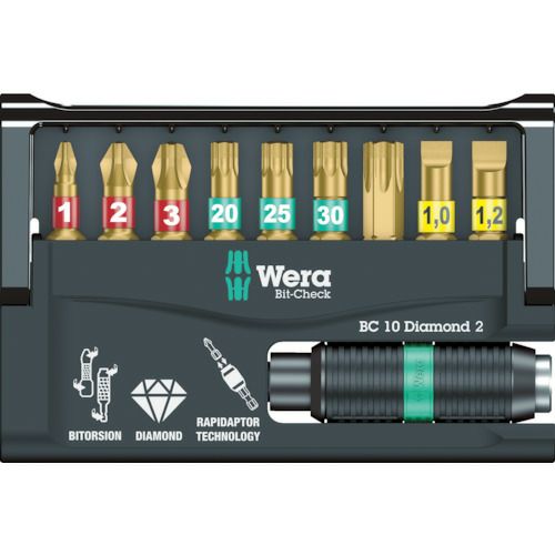 Wera ダイヤモンド ビットチェック 日本仕様/業務用/新品/小物送料対象