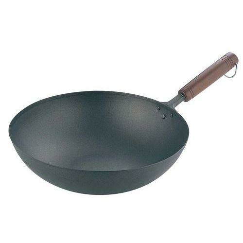 純チタン 木柄 いため鍋 28cm 【送料無料】