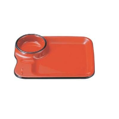 立食パーティー皿朱天黒/樹脂製/ビュッフェ取皿