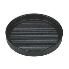 丸皿 ABS丸型肉皿黒(塗無) エンボス加工