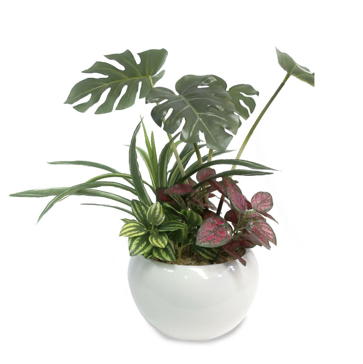 人工観葉植物 モンステラ寄植え Sサイズ/業務用/新品