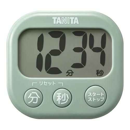 【タニタ】抗菌でか見えタイマー TD429 GR セージグリーン