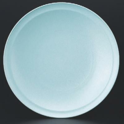 丸皿 盛皿 (樹脂製)石目皿緑8寸/宴会大皿/業務用