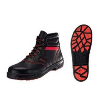 安全靴 シモンライト SL22－R 黒/赤 24.5cm