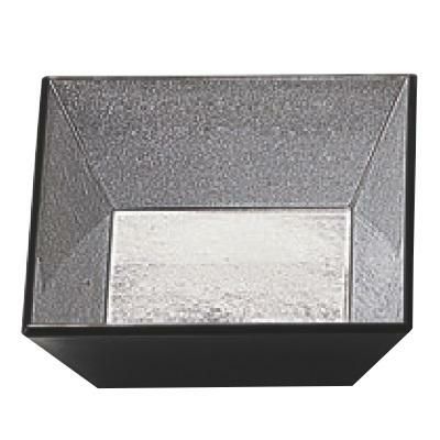 小鉢 スクウェア小鉢銀雲天黒