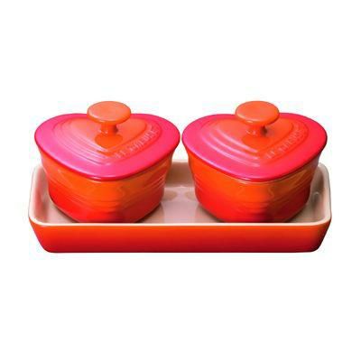 ル・クルーゼ(LE CREUSET) プチラムカンダムールセット 910223 オレンジ