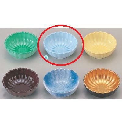 珍味 2.6寸菊型鉢青磁