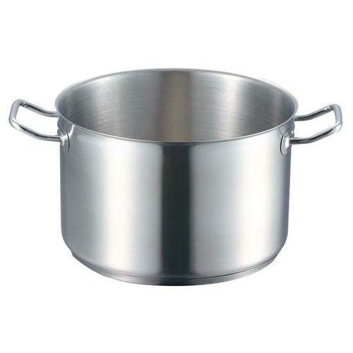 【EBM】18-8 プロシェフ IH 半寸胴鍋 24cm 蓋無