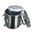 18-8 フック付 ダブル食缶 14L(シリコンパッキン)