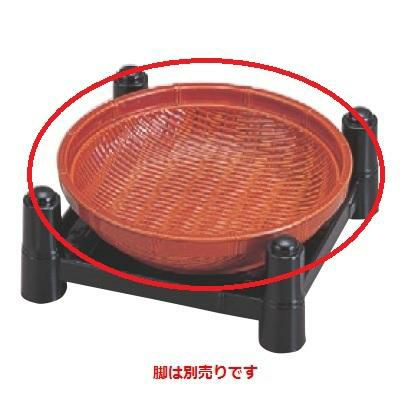 盛器 丸竹皿春慶(脚別売)