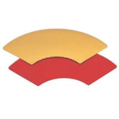 盛器 (大)新扇面透かし盛器用中皿金/朱千筋