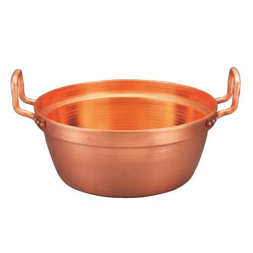 EBM 銅 段付鍋 錫引きなし 33cm