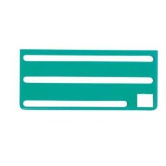HACCP包丁差用カラープレート B(横)タイプ グリーン