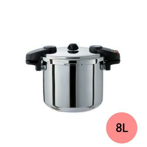 【ワンダーシェフ ミドルサイズ圧力鍋 8L(NMDA80)610225】 高さ245(mm)【グループA】