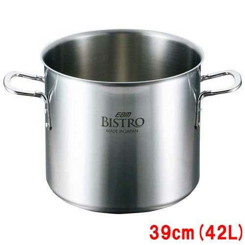 EBM ビストロ 三層クラッド 寸胴鍋 39cm 蓋無