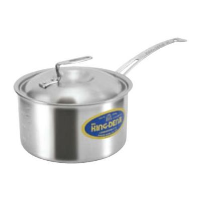 ニューキングデンジ 深型片手鍋(目盛付)24cm