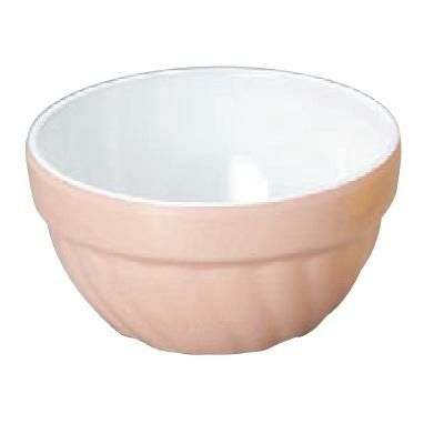メラミン丸小鉢ピンク内白/樹脂製