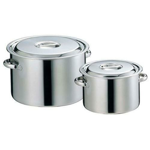 EBM モリブデン 半寸胴鍋(目盛付)51cm 手付