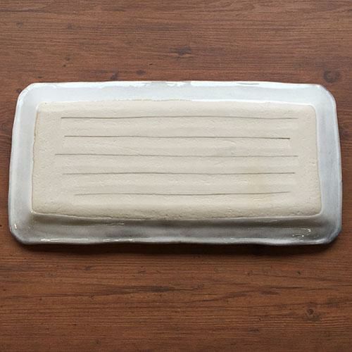 TB 均窯スカイブルー 43cm 角大皿/寸法：幅420×奥行210×高さ30(mm)/テンポスオリジナル/業務用/新品