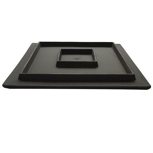 TB 炭化 石面角前菜皿