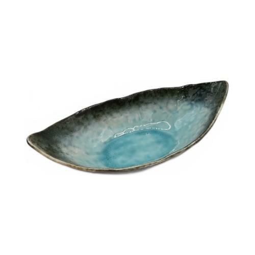 TB 均窯スカイブルー 舟型小鉢