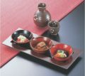 小鉢 3.4寸丸小鉢朱天黒