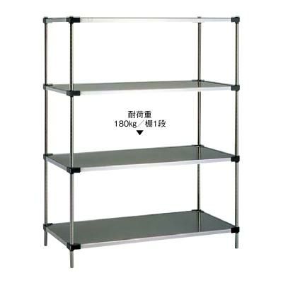 シェルフ【ソリッドエレクター シェルフ LSSシリーズ P1900 4段 LSS1220】 LSSシリーズ/ 幅1213×奥行614×高さ1892