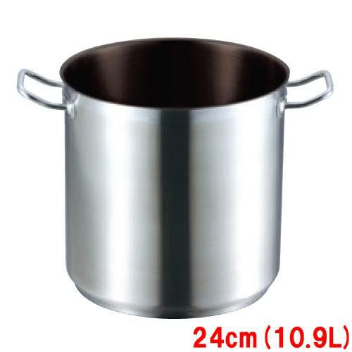 【EBM】18-8 プロシェフIH 寸胴鍋 24cm 蓋無ノンスティック