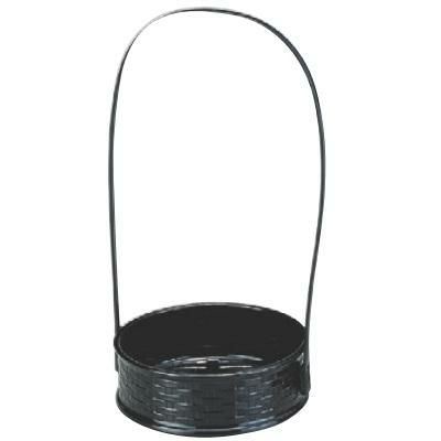 かご (大)一閑張籠黒(折畳式)