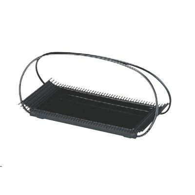 かご 長手若竹籠黒