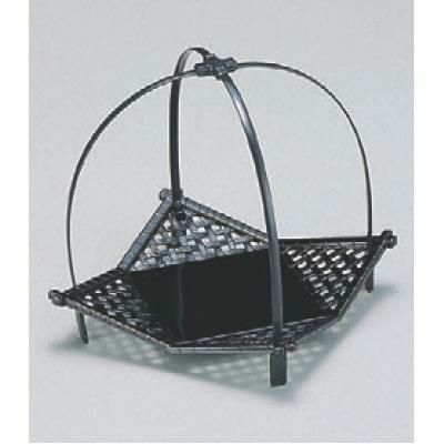 かご (小)いさざ籠黒
