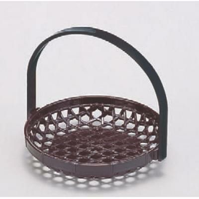 かご  5寸竹かごマロン(折畳式)  高さ144 直径:148