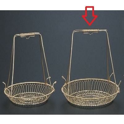 かご (中)手折丸手提籠ゴールド