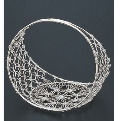 かご 平安結び籠シルバー