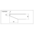 テーブル天板 オーク/タモ突板・木縁巻き 船底タイプ 幅1000×奥行500mm