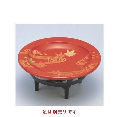 盛器 将軍盛器朱立田川(足別売)