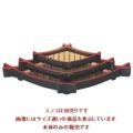 盛器 松葉盛器 黒天朱(スノ子別売) (大)本体