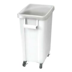 リス 材料保管容器(キャスター付)70L ホワイト(W)