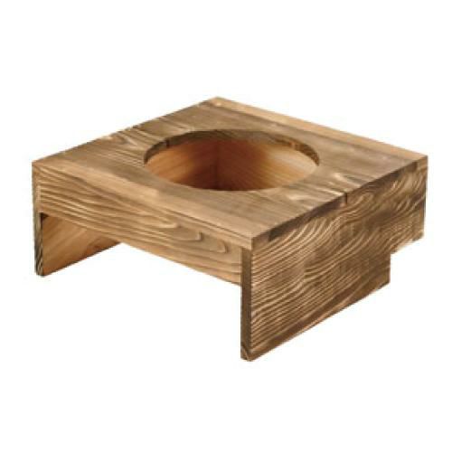 アルミ 電磁用2升釜用 焼杉ハカマ 33148