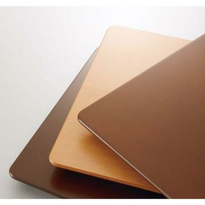 テーブル天板 ブナ突板・MDF 船底タイプ 幅800×奥行800mm