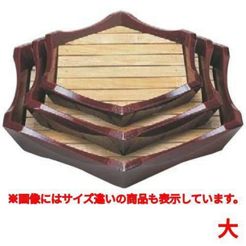 盛器 亀甲盛込器溜(大)