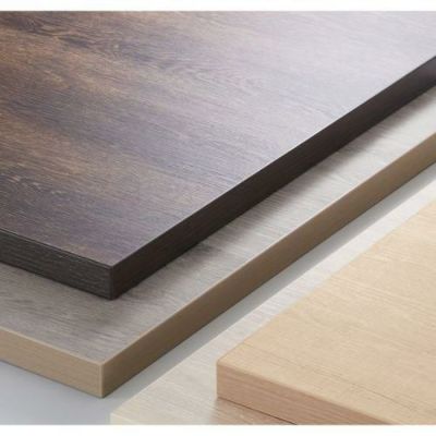テーブル天板 メラミン化粧板・ABS樹脂エッジ1 フラッシュ構造　直径1000mm
