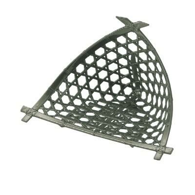 かご 三角かごグリーン