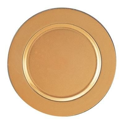 プレート 31φサービスプレート 金雅底黒塗/洋食器/パーティ大皿