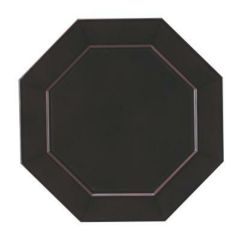 プレート 八角プレート(大) 溜 SS塗/洋食器