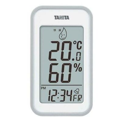タニタ デジタル温湿度計 TT-559(GY)グレー