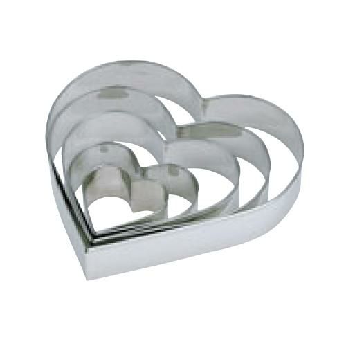 ハート抜き型 5個セット DL6191